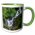 thumbnail image 1 of 3drose, Torc Waterfall, Killarney National Park, Ireland - Eu15 Tno0196 - Tom Norring, 11oz Two-tone Green Mug, 1 of 6