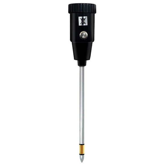 Torch 1Pc 2 in 1 Soil PH Tester, 16.1 inch Soil Testing Kit for Gardening, 295mm Waterproof Metal Electrode, No Battery Needed, for 3-8 PH Measuring Range and 1-8 Moisture Level, Black