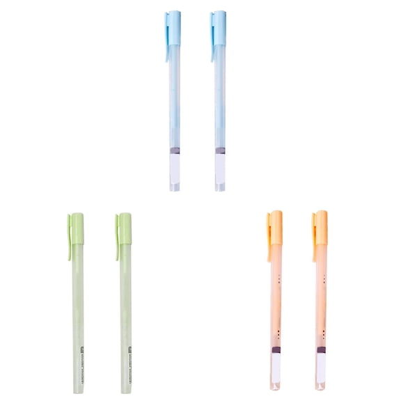 Torch 6Pcs Ballpoint Glue Pens, 5.9 inch 2ml Quick Dry Cute Pastel Color Gel Pens for Handmade Crafting, Scrapbooking, Card Making Supplies
