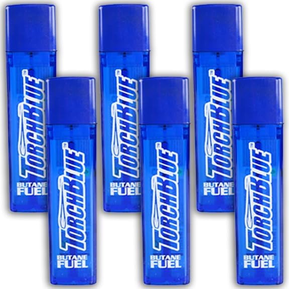 Torch Blue 18 ml Butane Fuel Refill for Lighters (6-Pack)