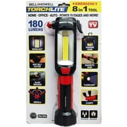 Torch Light & Emergency Tool 8 in 1 Worklight Flashlight-Water Shock Resistance-As Seen On TV 180 Lumen