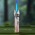 thumbnail image 1 of Torch Lighter, Flame Adjustable with Safety Lock, Bright Fire Lighter, Refillable Butane Gas Windproof Jet Flame Cool Lighter, for Candles Grill BBQ Fireplaces Camping Gift for Man, 1 of 6