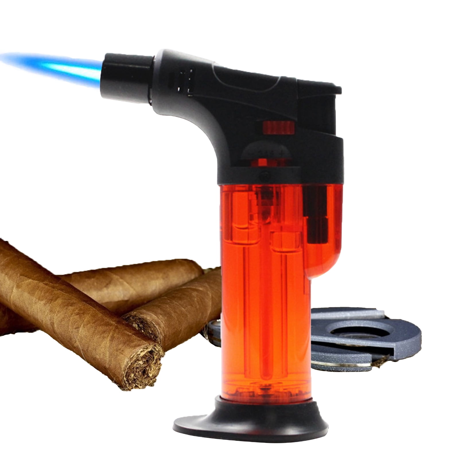 Torch Lighter, Jet Flame, Butane Gas, Mini Refillable Windproof