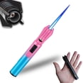 thumbnail image 1 of Torch Lighter - Windproof Jet Flame Refillable Butane Lighter with Adjustable Flame, Lightsaber Design, Visible Window, for Kitchen, Outdoor(Gas Not Include), 1 of 6
