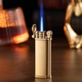 thumbnail image 1 of Torch Lighter,Windproof Refillable Adjustable Flame Metal Pocket Lighter for Men Gift for Barbecue Kitchen Fireplace Candles (Gas Not Included), 1 of 9