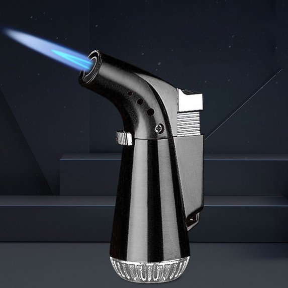 Torch Lighter, Windproof Refillable Torch Flame Lighter, Multi Utility Lighter for Candles Fireplaces Campfires BBQ Grill Pilot Lights