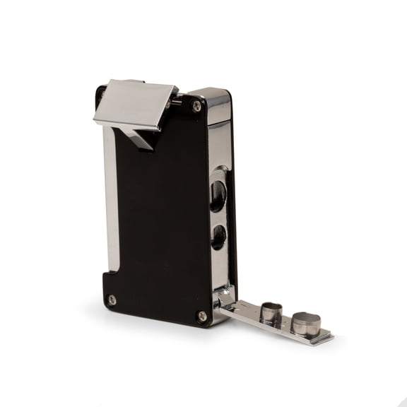 Torch Lighter w/ Punch Cutter In A Gunmetal & Anodized Case