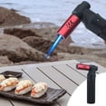 thumbnail image 1 of Torch Lighters Adjustable Jet Flame Butane Lighter - 5.6" Windproof Refillable Lighter with 1300°C Flame for Candle/Fireplace/BBq,Sliding Control & ABS Grip, 1 of 6