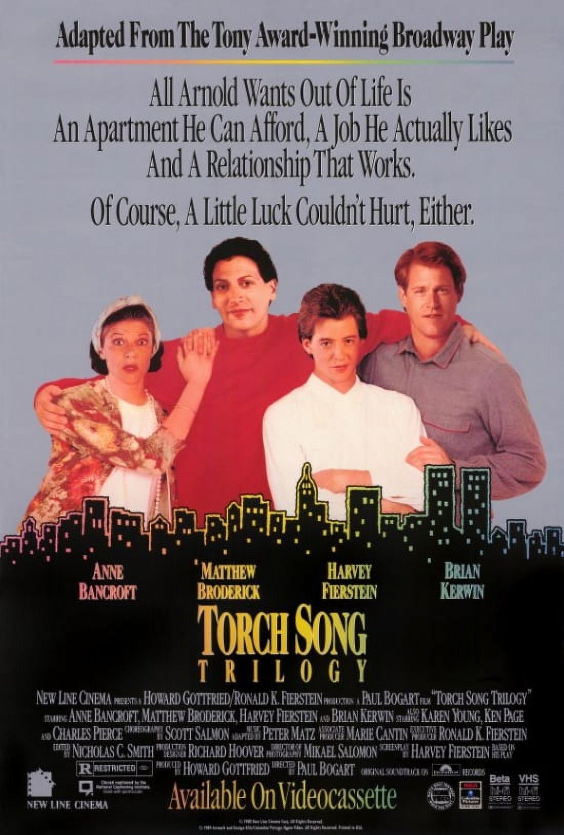 Torch Song Trilogy Movie Poster Print (27 x 40)