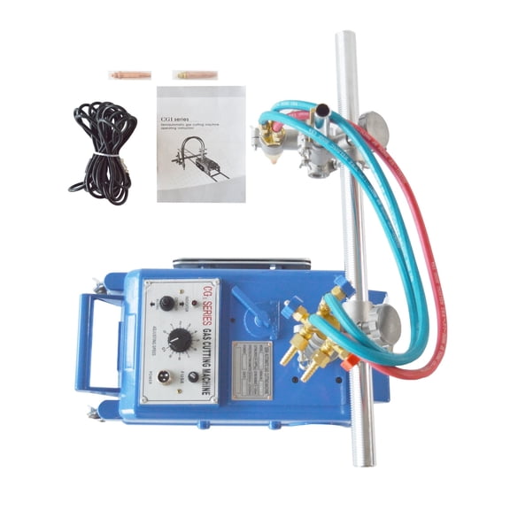 Torch Track Burner Portable Handle Gas Cutting Machine Semi-automatic Flame Cutting Machine 110V