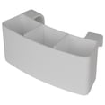 thumbnail image 1 of Torch Universal Pottery Tool Box, 5.3x3.6 inch Pottery Wheel Tool Holder Adjustable Organizer, 3 Slot 3D Printed Ceramics Accessory for Studio and Pottery Lovers, White, 1 of 7