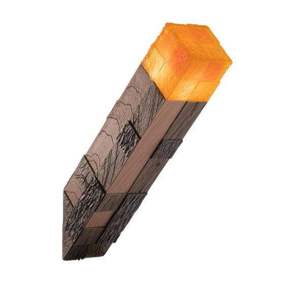 Torch from Minecraft film collectable torch in Brown by Noble Collection