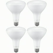TorchStar BR40 Dimmable LED Light Bulbs, 17W(100W Equivalent), Daylight, Pack of 4