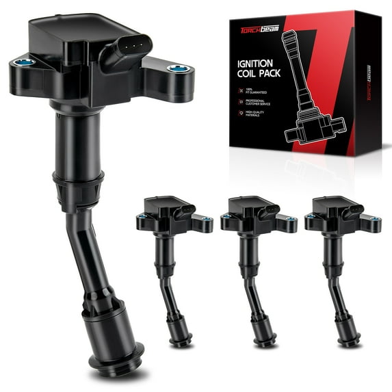 Torchbeam 4 Packs Ignition Coil UF735 Fit for Ford Escape 2017 2018 2019 1.5L L4 Fusion 2014 2015 2016 2017 2018 2019 2020 1.5L L4 Replacement for UF735 C1848 RDS7Z-12029-B DG554