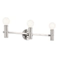 thumbnail image 1 of Torche 3-Light Bathroom Vanity Light in Polished Nickel, 1 of 8