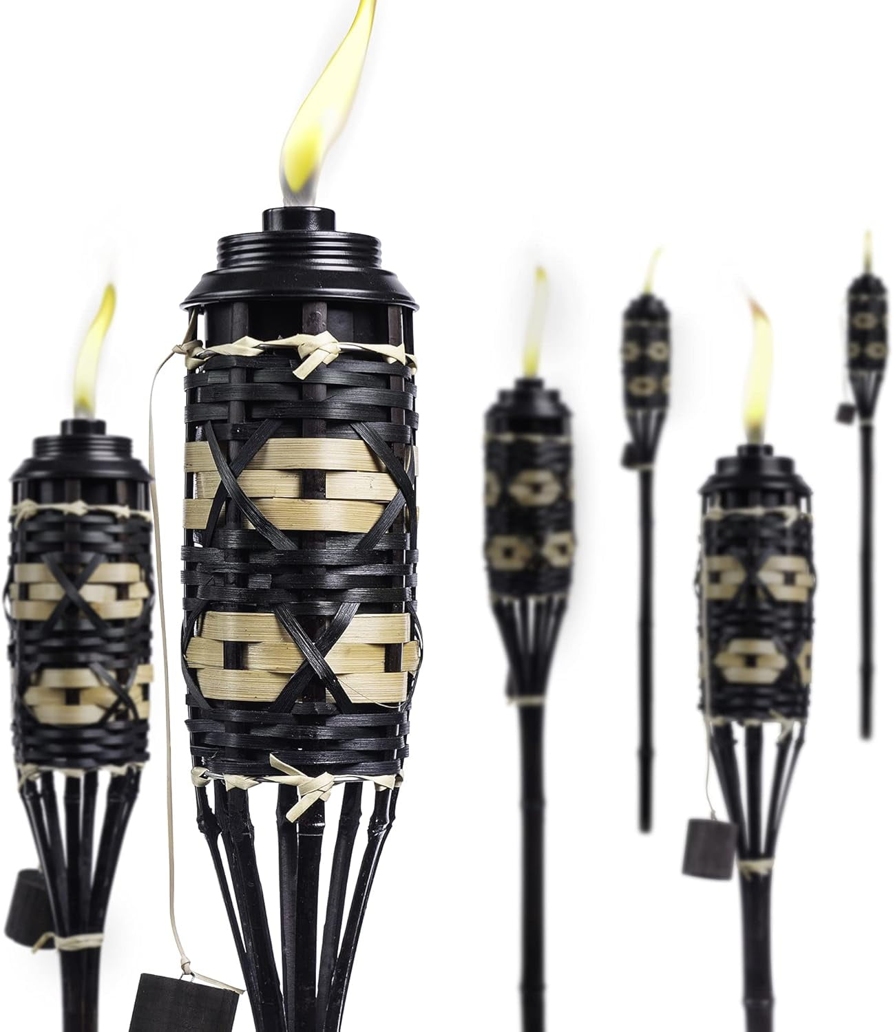 Torches For Outside With ExtraLarge (16Oz) Metal Canisters And