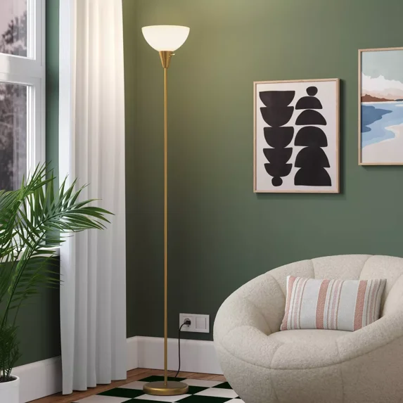 Torchiere Floor Lamp - Light Bulbs Not Included
