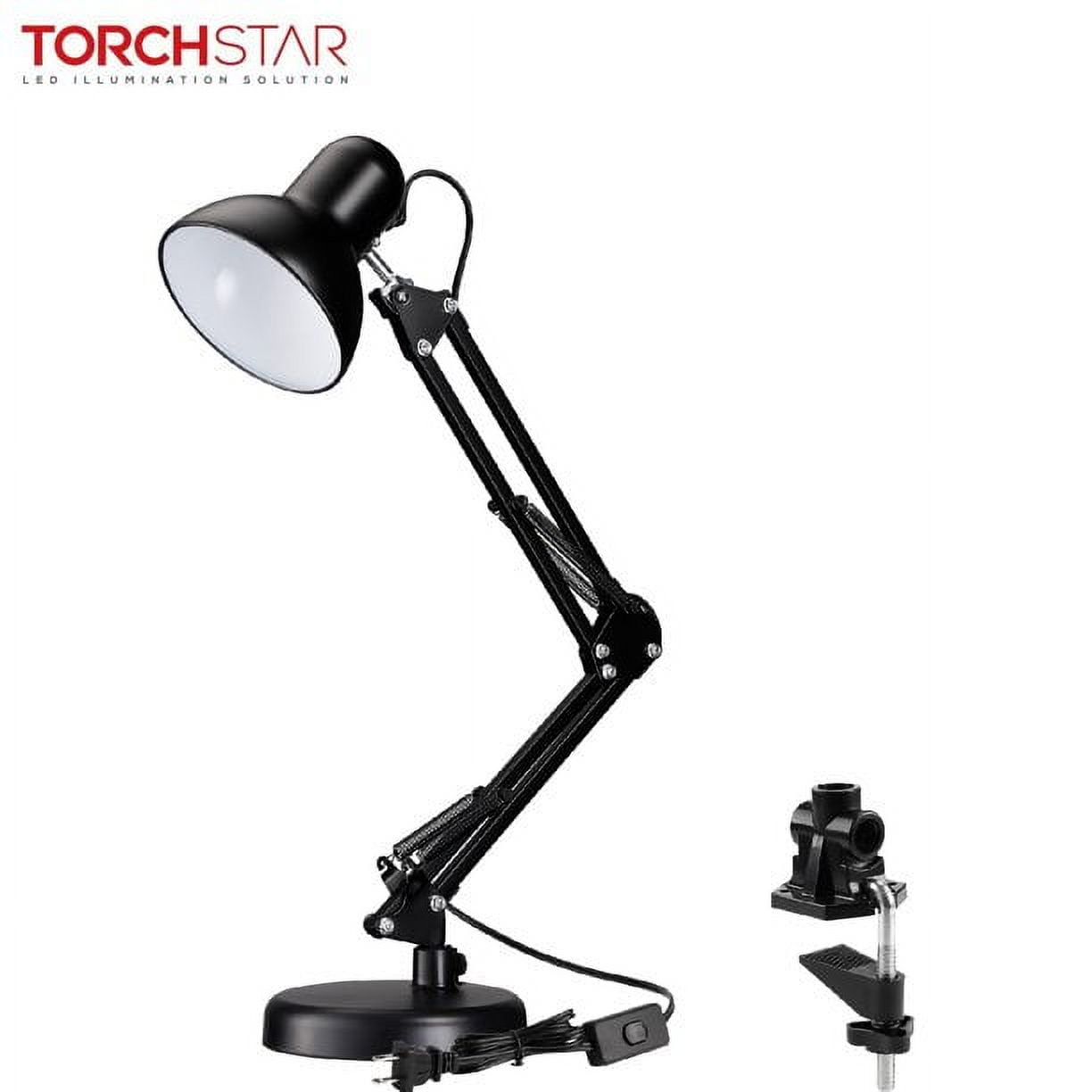 Torchstar metal swing cheap arm desk lamp