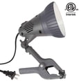thumbnail image 1 of 12W LED Clamp Work Lamp, Desk Lamp with Clip, Plug & Play, Integrated 360° Rotatable Head, Ultra Bright Work Bench Light, 4000K Cool White, 1 of 7