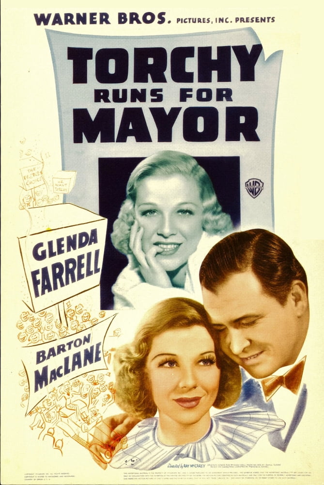 Torchy Runs For Mayor Canvas Art - (11 x 17)