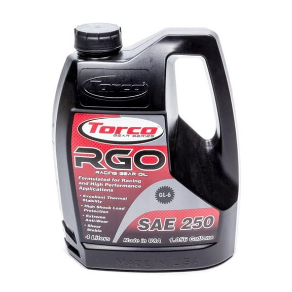 Torco  250 RGO Racing Gear Oil - 4 Liter Bottle