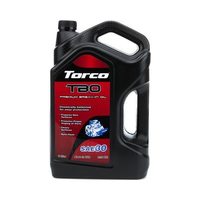 Torco A100030LE, Tbo 30W Premium Break In Oil 5 Liter Bottle Performance