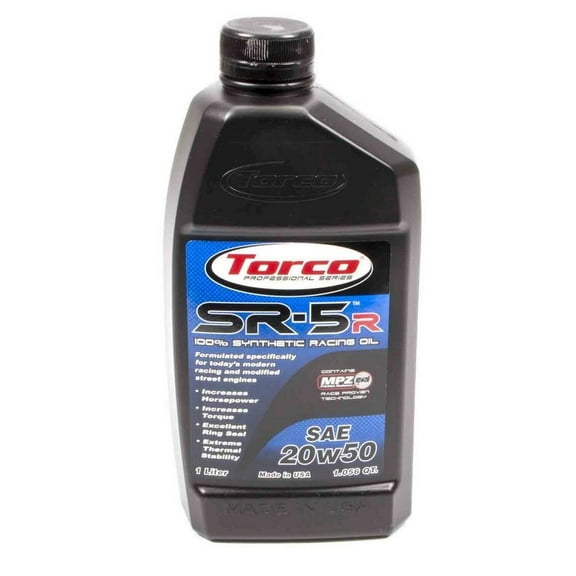 Torco SR-5 Synthetic Oil 20W50 1 Liter