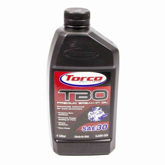 Torco TBO 30W Premium Break-In Oil 1 Liter Bottle