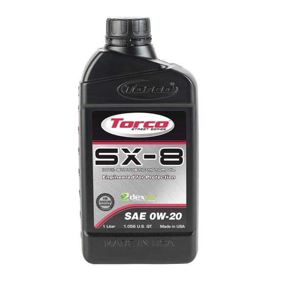 Torco TRCA120530CE, Sx-8 5W30 Synthetic Oil 1 Liter Dexos1 Performance