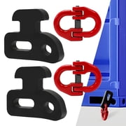 Tordale Container Chain Bridle Hooks Heavy Duty Steel with Butterfly Clamps for Loading, Containers, Storage 2-Pack