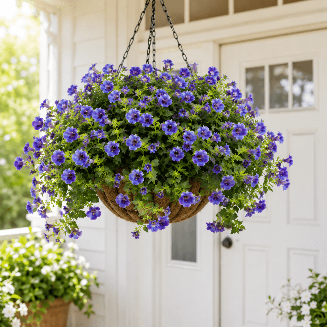 Torenia Summer Wave Trailing Large Blue Plug, Wishbone Flower