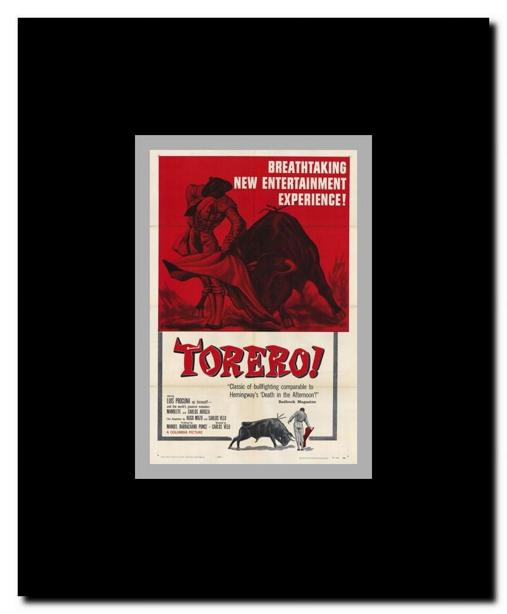 Torero! Framed Movie Poster