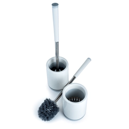 Torespire Toilet brush and holder for bathroom, 2 Pack
