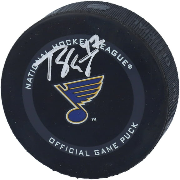 Torey Krug St. Louis Blues Autographed Official Game Puck - Fanatics Authentic Certified