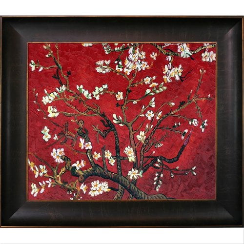 Tori Home Branches of an Almond Tree in Blossom by Vincent Van Gogh Framed Painting