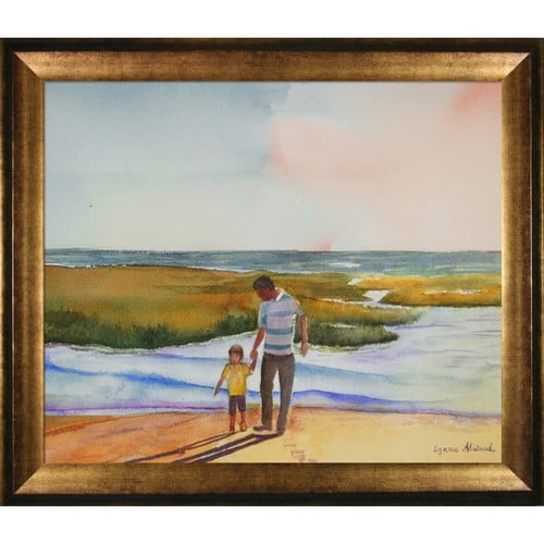 Tori Home ''Cape Cod Sunset'' by Lynne Atwood Framed Painting Print on Canvas