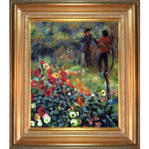 Tori Home 'Garden in the Rue Cortot Montmartre' by Renoir Framed Print Painting