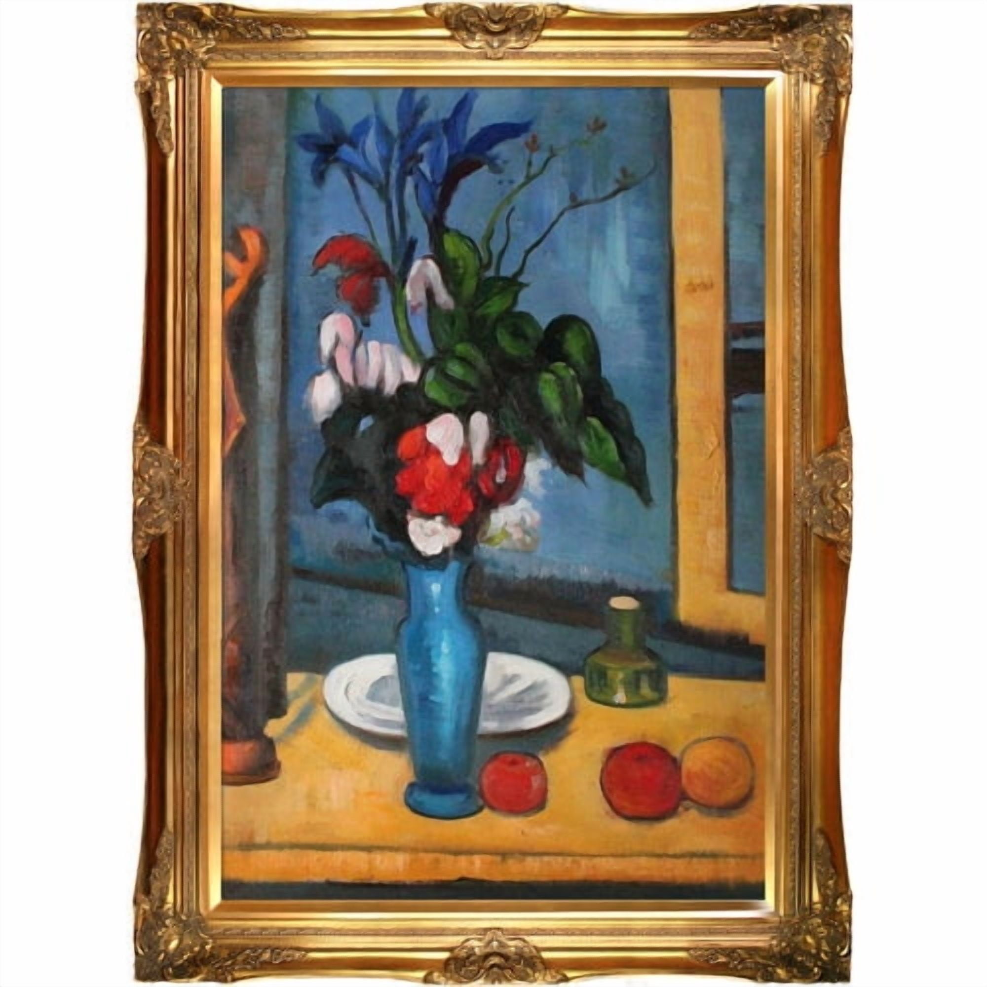 Tori Home Le Vase Bleu by Paul Cezanne Framed Painting
