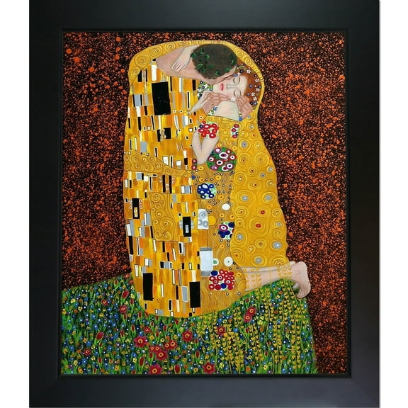Tori Home The Kiss by Gustav Klimt Framed Painting