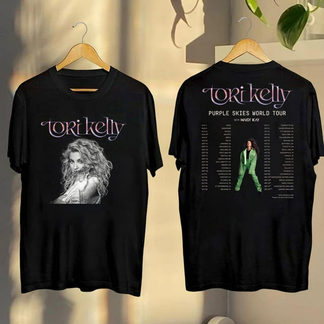 Tori Kelly 90s Vintage Shirt, Tori Kelly Purple Skies Tour 2024 TShirt