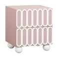thumbnail image 1 of Tori Motif Mauve Nightstand, 1 of 6
