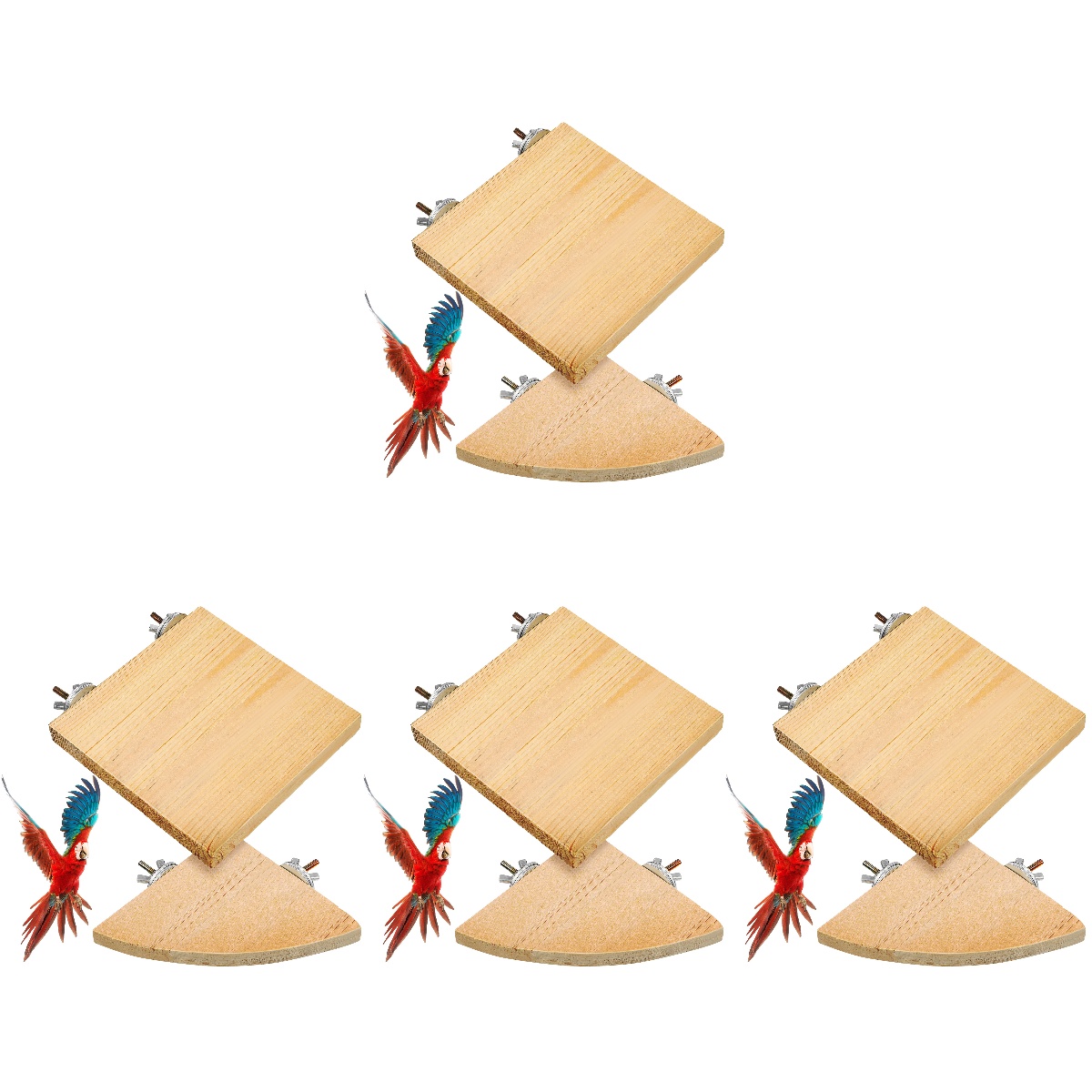 Tori Stand Platform Bird Perches Parrots Wood Accessories Cages Wooden