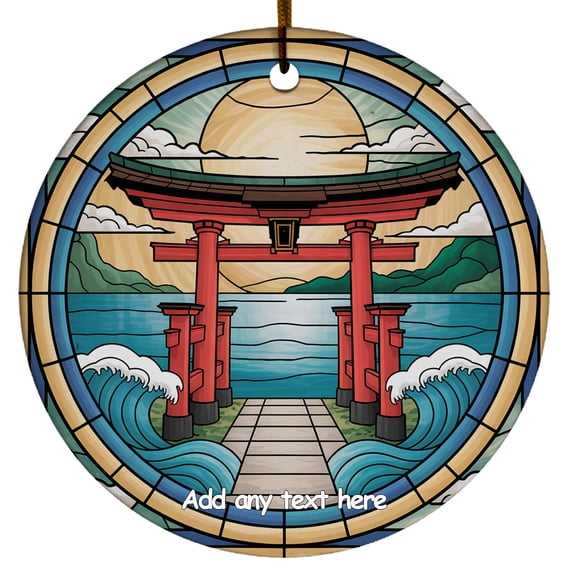 Torii Gate Japan Ornament Unique Personalized Christmas 2025 Gift for Travel Enthusiasts, Families, Friends and Couples