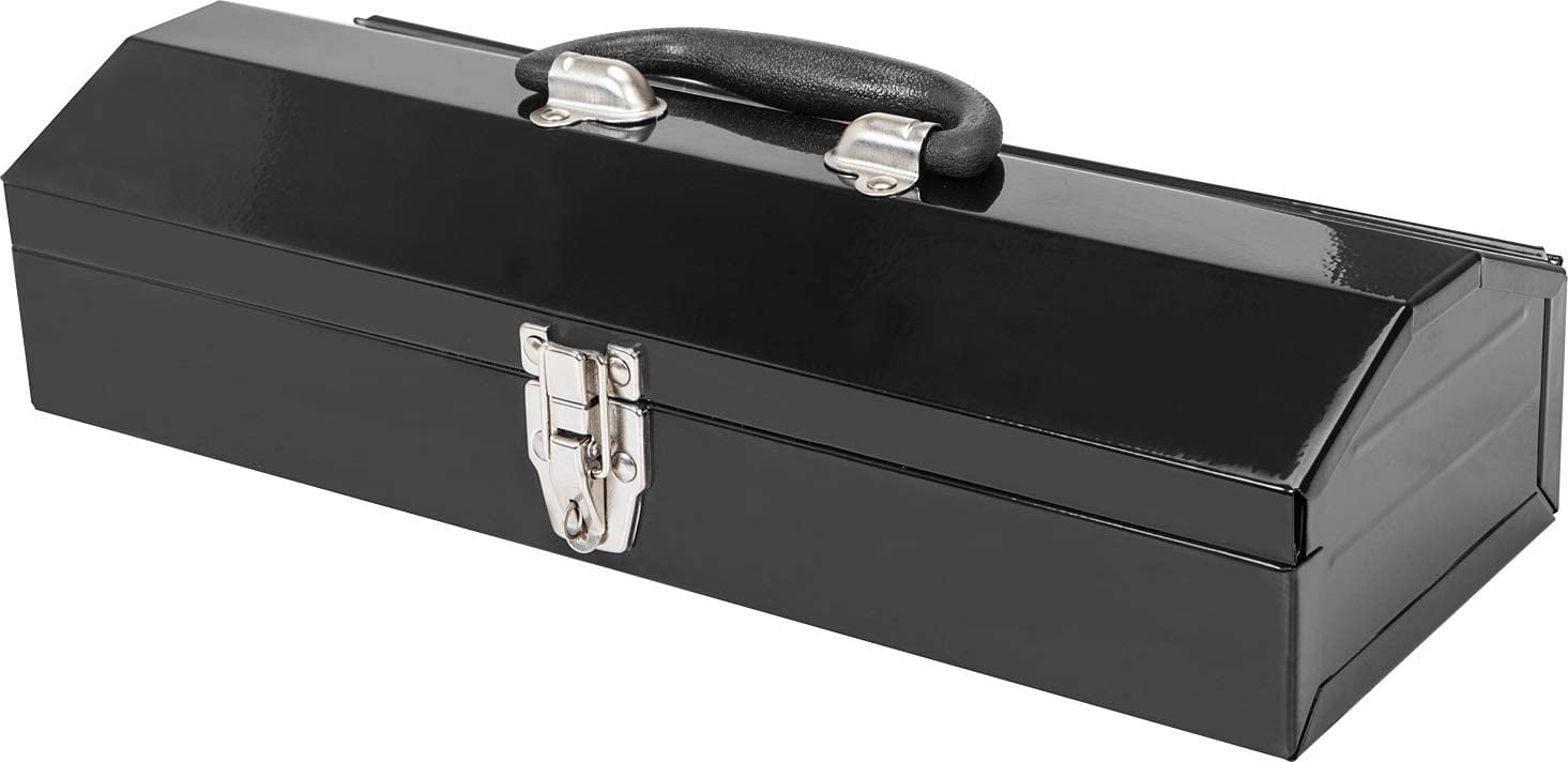 Urrea 15 In Metal Tool Box With Metallic Latches 