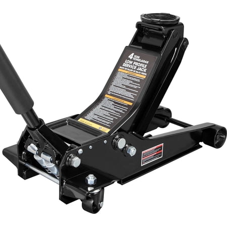 Torin 4 Ton Low Profile Service/Floor Jack Hydraulic Car Jack with Quick Lift Pump,Black,W8407B