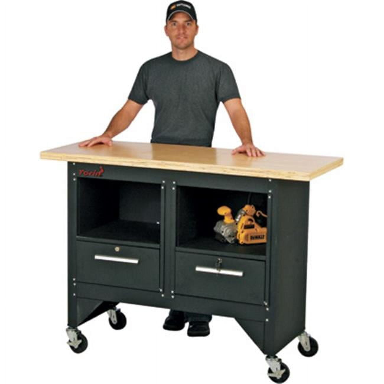 Torin Big Red 380011 54 in. Mobile Workbench with Hardwood Top Model