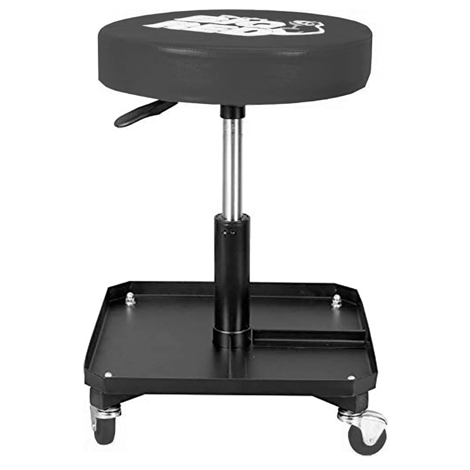 Torin Big Red Padded Vinyl Rolling Creeper Stool w/ Pneumatic Height ...