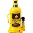 thumbnail image 1 of Torin Hydraulic Welded Bottle Jack: 20 Ton (40,000 lb) Capacity, Yellow, W9204B, 1 of 5