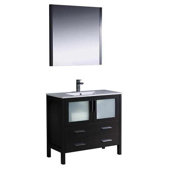 Fresca FVN6236-UNS Torino 36" Free Standing Single Vanity Set