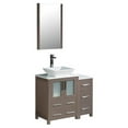 thumbnail image 1 of Fresca FVN62-2412-VSL Torino 36" Free Standing Single Vanity Set, 1 of 5